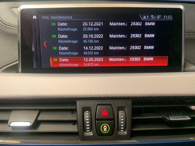 BMW. X1 Msport BVM6 sDRIVE 18i 140ch Lounge-Suivis BMW 