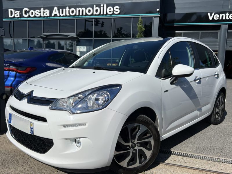 CITROEN C3 II PHASE 2 EXCLUSIVE 1.4 E HDI 70 BOITE AUTOMATIQUE TOIT PANO CRIT AIR 2 - GARANTIE 1 AN