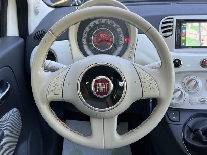 FIAT 500 II LOUNGE 1.2 69 Cv TOIT PANORAMIQUE APPLE CARPLAY & ANDROID CRIT AIR 1 - GARRANTIE 1 AN