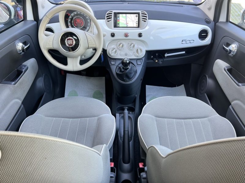 FIAT 500 II LOUNGE 1.2 69 Cv TOIT PANORAMIQUE APPLE CARPLAY & ANDROID CRIT AIR 1 - GARRANTIE 1 AN