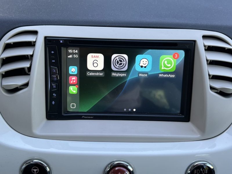 FIAT 500 II LOUNGE 1.2 69 Cv TOIT PANORAMIQUE APPLE CARPLAY & ANDROID CRIT AIR 1 - GARRANTIE 1 AN