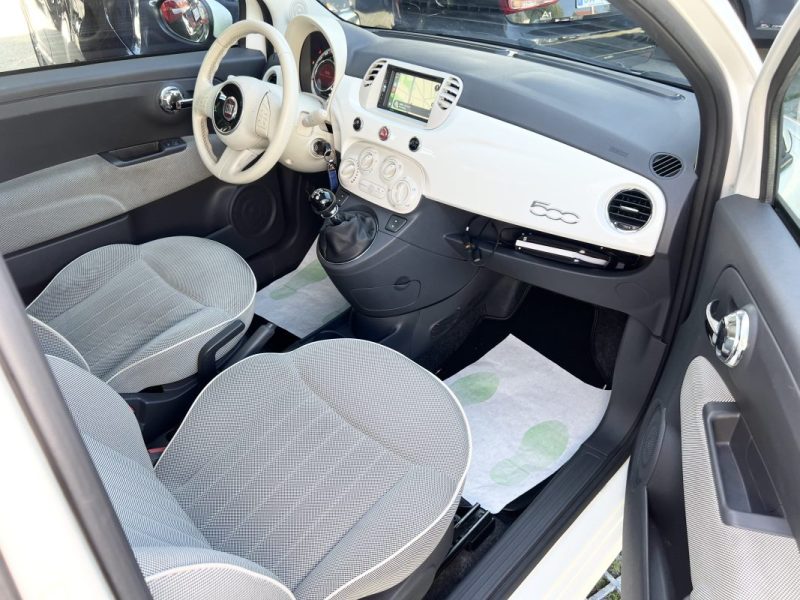FIAT 500 II LOUNGE 1.2 69 Cv TOIT PANORAMIQUE APPLE CARPLAY & ANDROID CRIT AIR 1 - GARRANTIE 1 AN