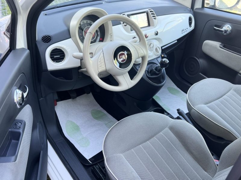FIAT 500 II LOUNGE 1.2 69 Cv TOIT PANORAMIQUE APPLE CARPLAY & ANDROID CRIT AIR 1 - GARRANTIE 1 AN