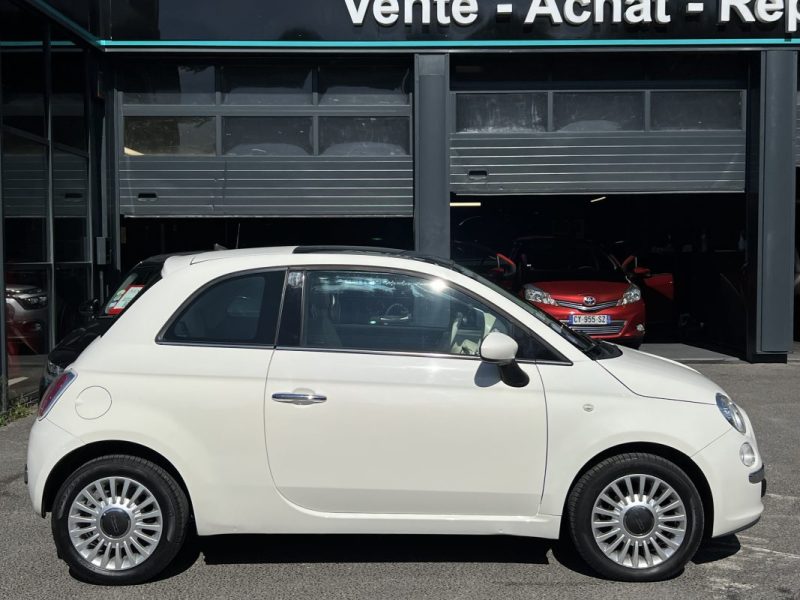 FIAT 500 II LOUNGE 1.2 69 Cv TOIT PANORAMIQUE APPLE CARPLAY & ANDROID CRIT AIR 1 - GARRANTIE 1 AN