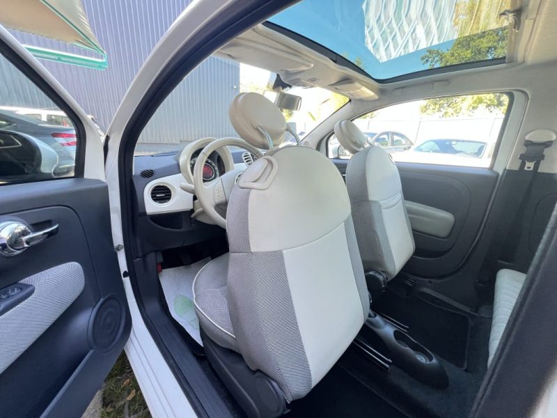FIAT 500 II LOUNGE 1.2 69 Cv TOIT PANORAMIQUE APPLE CARPLAY & ANDROID CRIT AIR 1 - GARRANTIE 1 AN