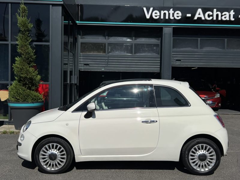 FIAT 500 II LOUNGE 1.2 69 Cv TOIT PANORAMIQUE APPLE CARPLAY & ANDROID CRIT AIR 1 - GARRANTIE 1 AN