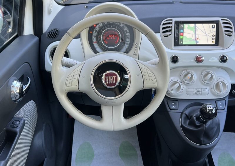 FIAT 500 II LOUNGE 1.2 69 Cv TOIT PANORAMIQUE APPLE CARPLAY & ANDROID CRIT AIR 1 - GARRANTIE 1 AN