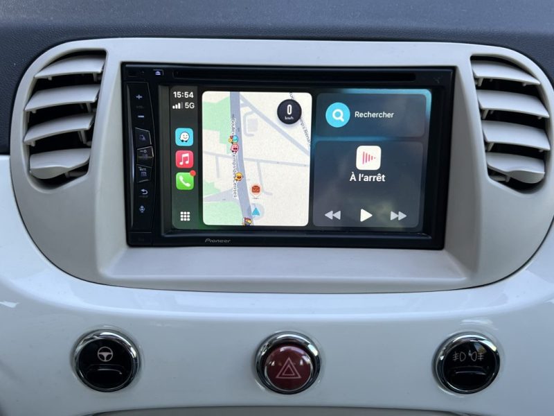 FIAT 500 II LOUNGE 1.2 69 Cv TOIT PANORAMIQUE APPLE CARPLAY & ANDROID CRIT AIR 1 - GARRANTIE 1 AN