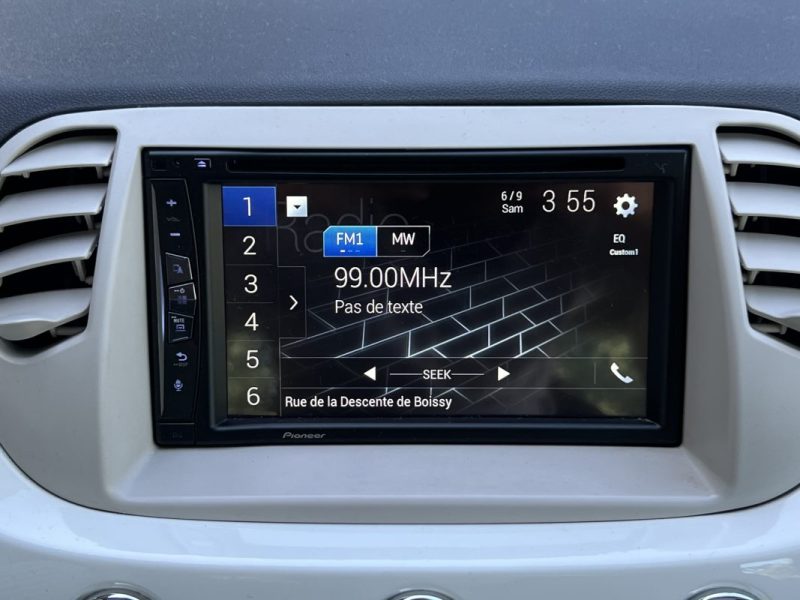 FIAT 500 II LOUNGE 1.2 69 Cv TOIT PANORAMIQUE APPLE CARPLAY & ANDROID CRIT AIR 1 - GARRANTIE 1 AN