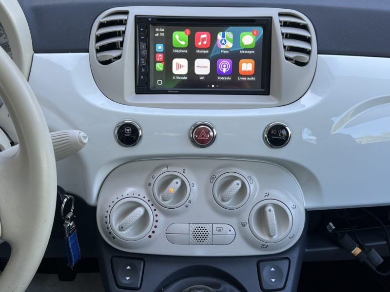 FIAT 500 II LOUNGE 1.2 69 Cv TOIT PANORAMIQUE APPLE CARPLAY & ANDROID CRIT AIR 1 - GARRANTIE 1 AN
