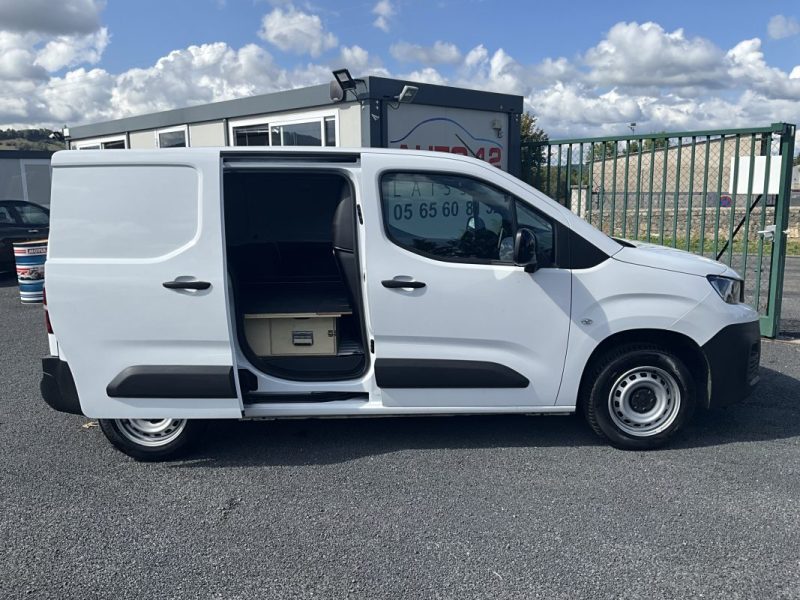 PEUGEOT PARTNER 1,5 BLUE-HDI 100 CV ASPHALTE  *Caméra de recul 