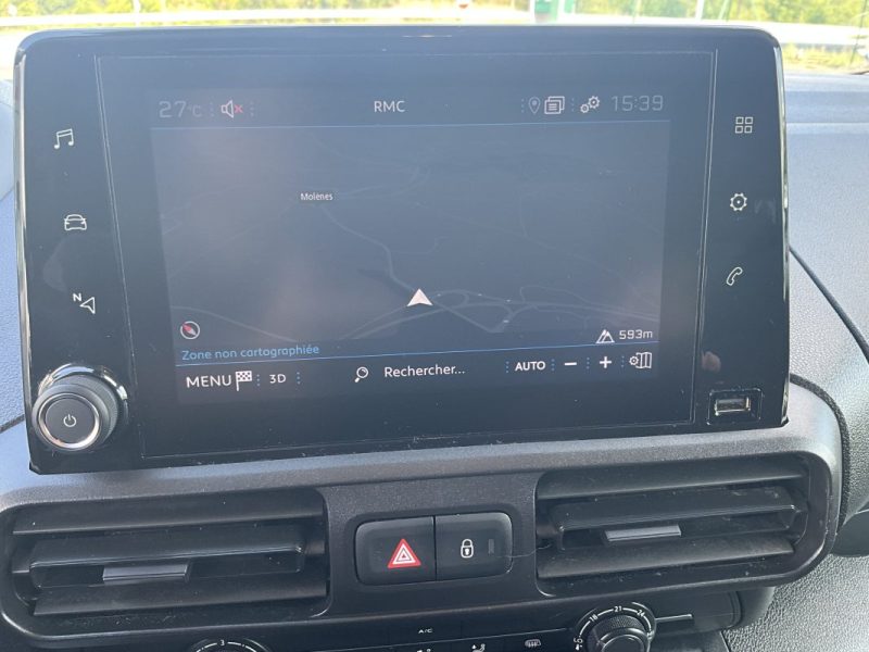 PEUGEOT PARTNER 1,5 BLUE-HDI 100 CV ASPHALTE  *Caméra de recul 