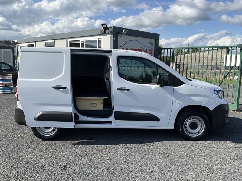 PEUGEOT PARTNER 1,5 BLUE-HDI 100 CV ASPHALTE *Caméra de recul 
