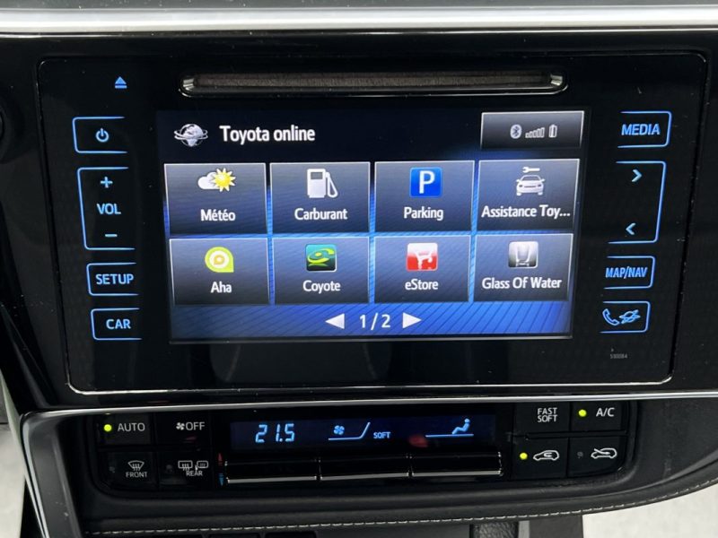 TOYOTA AURIS II PHASE 2 COLLECTION 1.8 HYBRIDE 136 Cv BOITE AUTO ECRAN GPS TACTILE - GARANTIE 1 AN 