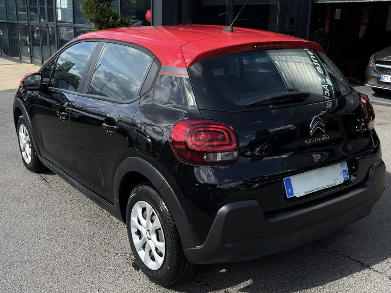 CITROEN C3 III FEEL 1.2 82 Cv APPLE CARPLAY ECRAN TACTILE REGULATEUR CRIT AIR 1 - GARANTIE 1 AN 