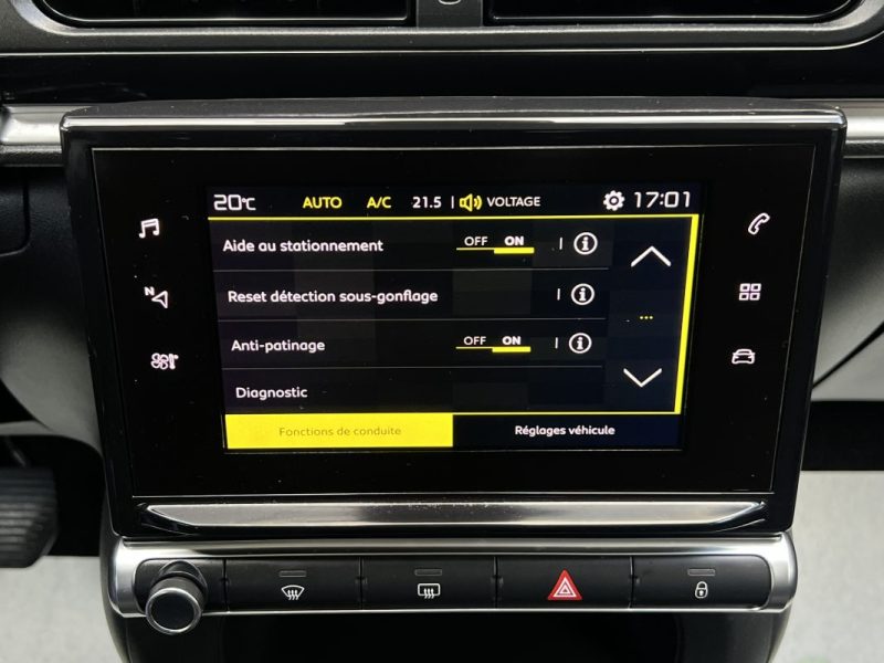 CITROEN C3 III FEEL 1.2 82 Cv APPLE CARPLAY ECRAN TACTILE REGULATEUR CRIT AIR 1 - GARANTIE 1 AN 