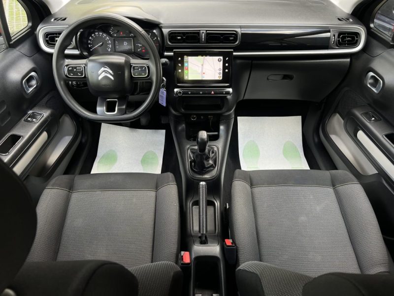 CITROEN C3 III FEEL 1.2 82 Cv APPLE CARPLAY ECRAN TACTILE REGULATEUR CRIT AIR 1 - GARANTIE 1 AN 