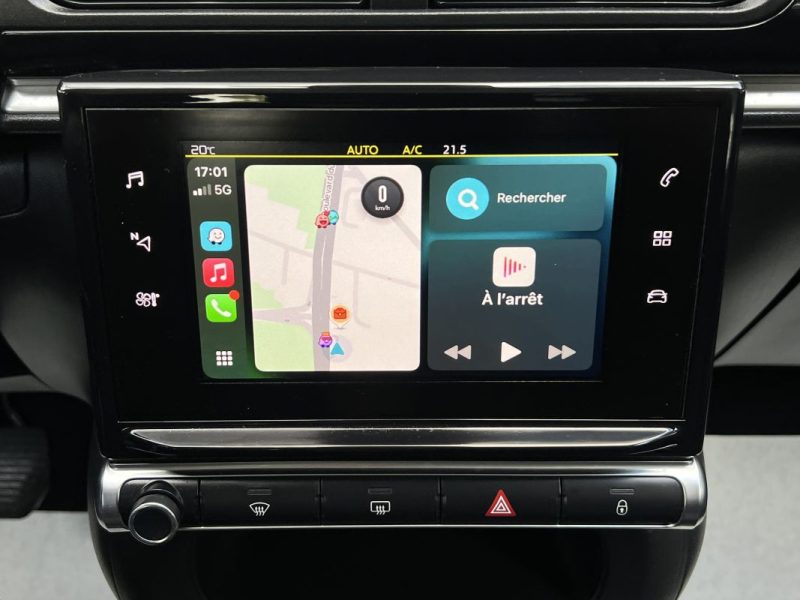 CITROEN C3 III FEEL 1.2 82 Cv APPLE CARPLAY ECRAN TACTILE REGULATEUR CRIT AIR 1 - GARANTIE 1 AN 