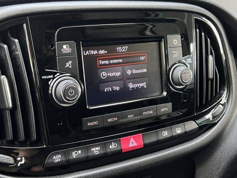 FIAT DOBLO CARGO III PHASE 2 PACK PROFESSIONAL NAV 1.4 95 Cv 3 PLACES / GPS REGULATEUR CLIM CritAir1