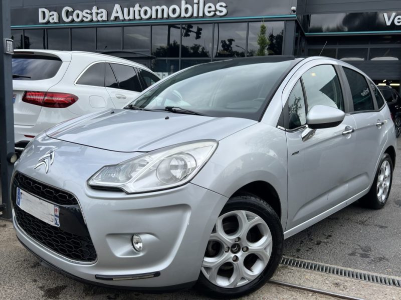 CITROEN C3 II EXCLUSIVE 1.4 VTI 95 Cv BOITE AUTO / TOIT PANO 49 200 Kms CRIT AIR 1 - GARANTIE 1 AN