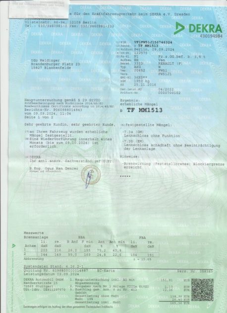 RENAULT KANGOO 1.5l DCI 90CV VAN FINITION CONFORT 2016