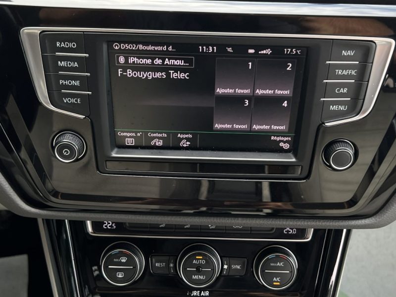 VOLKSWAGEN TOURAN III 1.6 TDI 110 Cv GPS TACTILE / CRIT AIR 2 - GARANTIE 1 AN