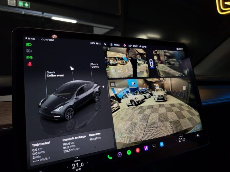 TESLA MODEL Y 300cv LONG RANGE / AUTOPILOT + SIEGES ELECTRIQUE CHAUFFANTS AV/AR + CAMERA 360°