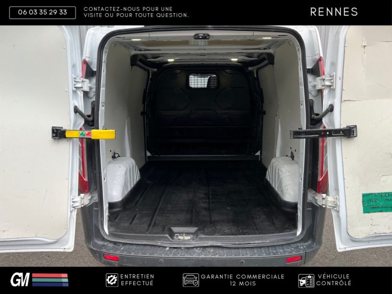 FORD TRANSIT CUSTOM 2.2l 125CH - DÉPOT VENTE / DOUBLE PORTE LATÉRALE