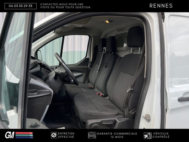 FORD TRANSIT CUSTOM 2.2 125CH/ DOUBLE PORTE LATÉRALE / RÉGULATEUR / RADAR AV. AR  / GARANTIE 12 MOIS