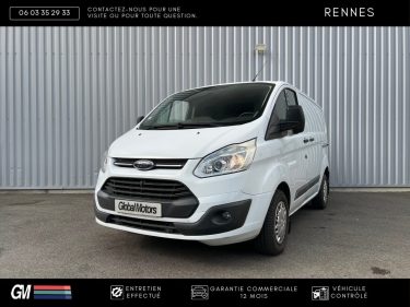 FORD TRANSIT CUSTOM 2.2l 125CH - DÉPOT VENTE / DOUBLE PORTE LATÉRALE