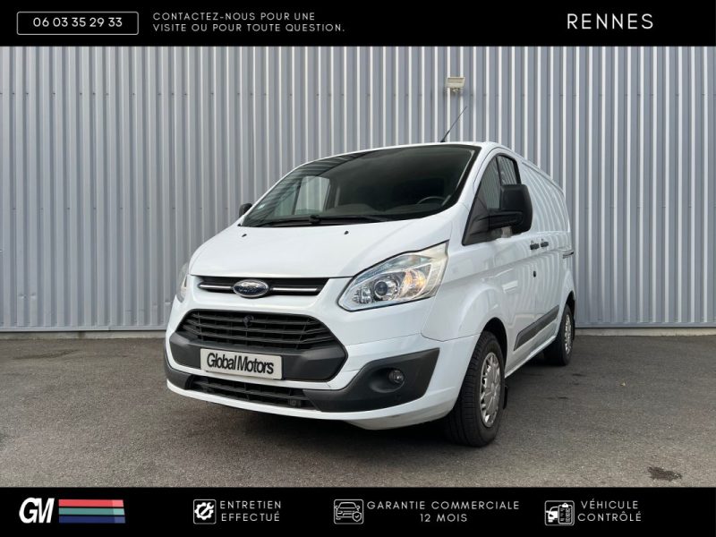 FORD TRANSIT CUSTOM 2.2l 125CH - DÉPOT VENTE / DOUBLE PORTE LATÉRALE