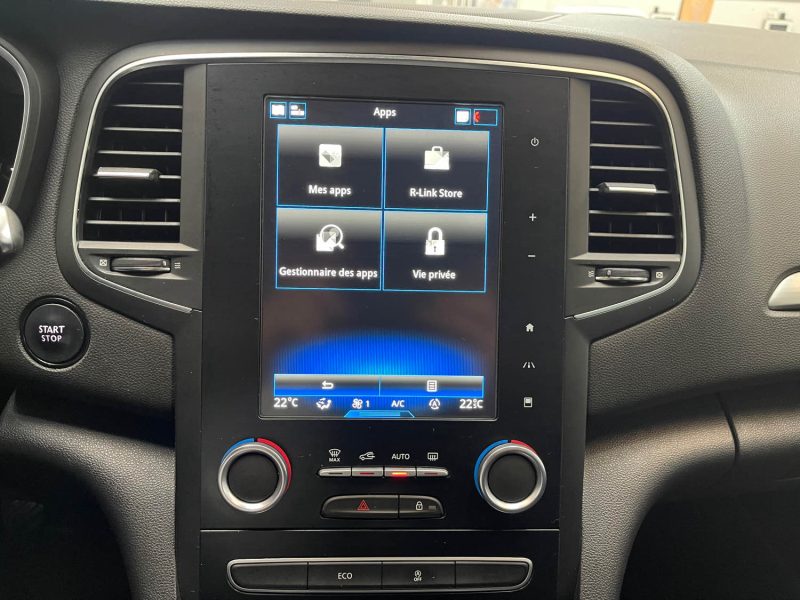 RENAULT MEGANE IV SEULEMENT 58000KMS 1.2 TCE 130ch ENERGY INTENS GARANTIE 12 MOIS HISTORIQUE COMPLET