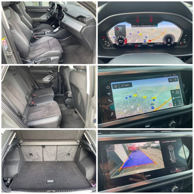 Audi Q3 35 TFSi 150ch S-Tronic7 Design Luxe Cockpit / Hayon élect / Keyless GO / Camera / Angles mor