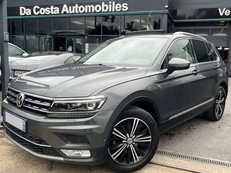 VOLKSWAGEN TIGUAN II CARAT EXCLUSIVE 2.0 TDI 150 DSG7 CUIR TOIT OUVRANT APPLE & ANDROID Garantie 1an