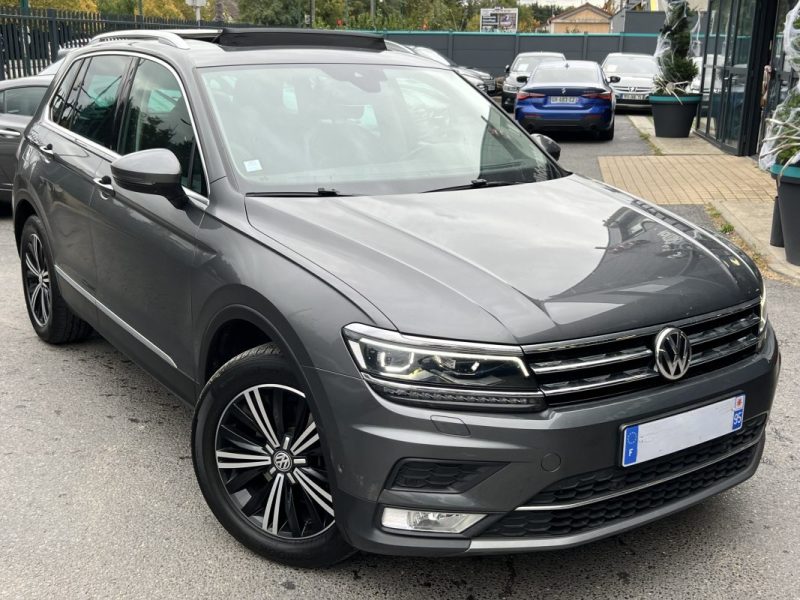 VOLKSWAGEN TIGUAN II CARAT EXCLUSIVE 2.0 TDI 150 DSG7 CUIR TOIT OUVRANT APPLE & ANDROID Garantie 1an