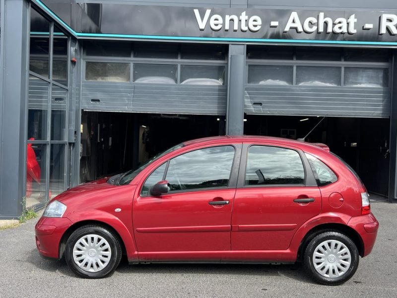 CITROEN C3 PHASE 2 1.4 i 75 Cv 5 PORTES / CLIMATISATION BLUETOOTH - GARANTIE 1 AN