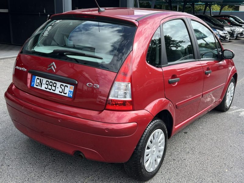 CITROEN C3 PHASE 2 1.4 i 75 Cv 5 PORTES / CLIMATISATION BLUETOOTH - GARANTIE 1 AN
