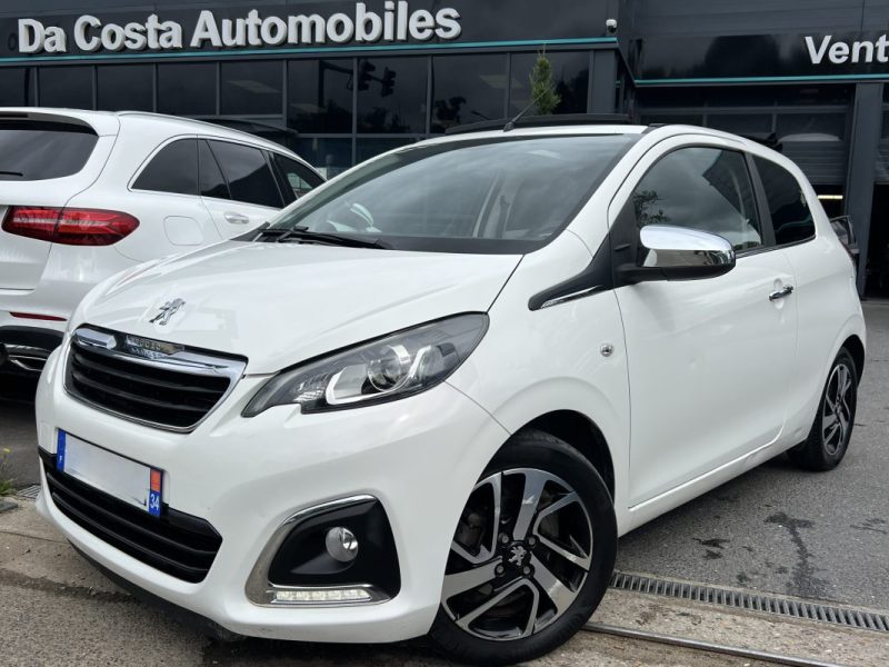 PEUGEOT 108 TOP ! CABRIOLET Pack ALLURE 1.2 82 Cv 1ERE MAIN ECRAN TACTILE CRIT AIR 1 - GARANTIE 1 AN