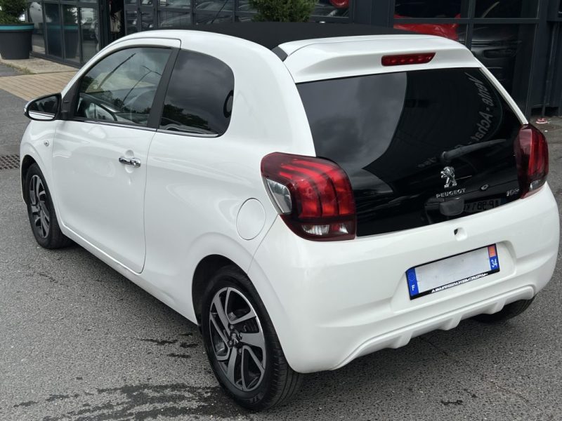 PEUGEOT 108 TOP ! CABRIOLET Pack ALLURE 1.2 82 Cv 1ERE MAIN ECRAN TACTILE CRIT AIR 1 - GARANTIE 1 AN
