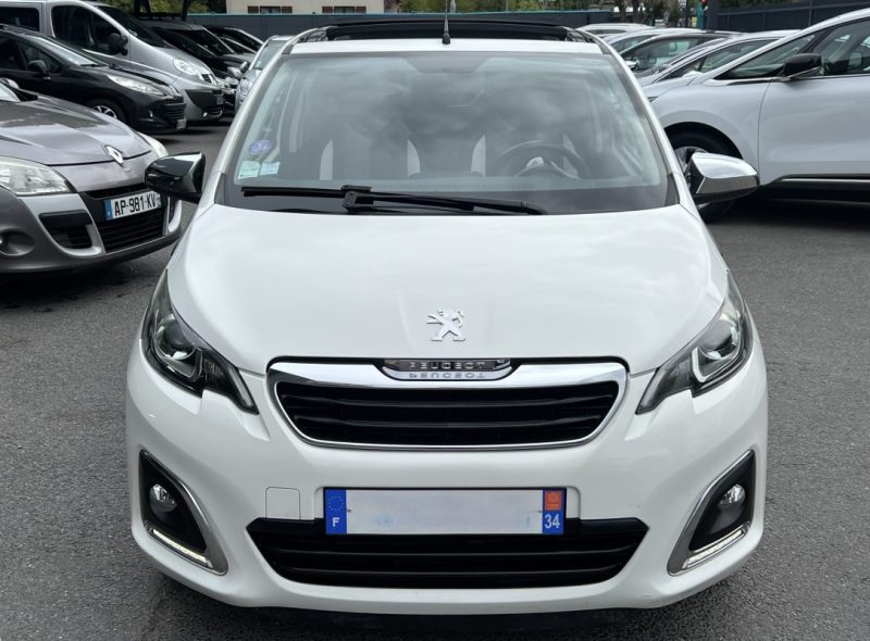 PEUGEOT 108 TOP ! CABRIOLET Pack ALLURE 1.2 82 Cv 1ERE MAIN ECRAN TACTILE CRIT AIR 1 - GARANTIE 1 AN