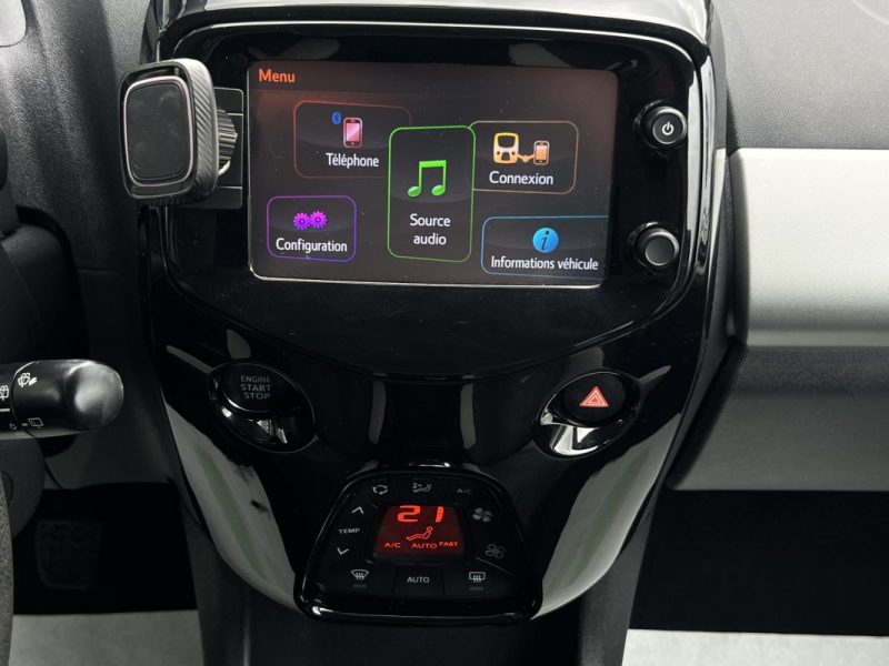 PEUGEOT 108 TOP ! CABRIOLET Pack ALLURE 1.2 82 Cv 1ERE MAIN ECRAN TACTILE CRIT AIR 1 - GARANTIE 1 AN