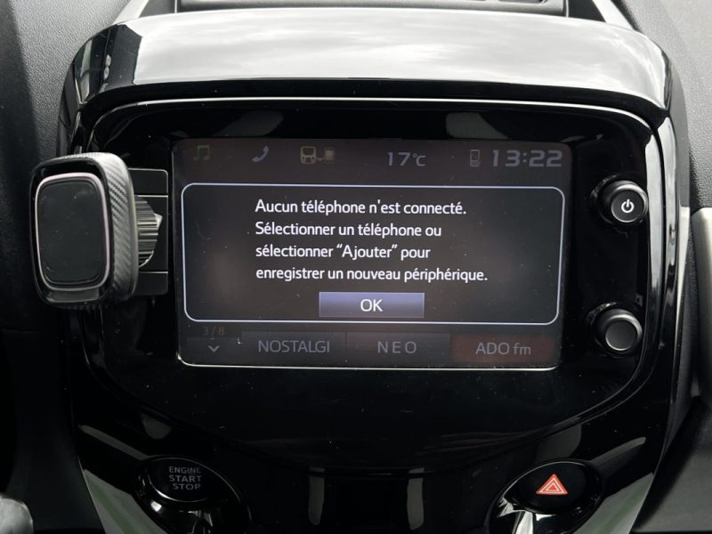 PEUGEOT 108 TOP ! CABRIOLET Pack ALLURE 1.2 82 Cv 1ERE MAIN ECRAN TACTILE CRIT AIR 1 - GARANTIE 1 AN