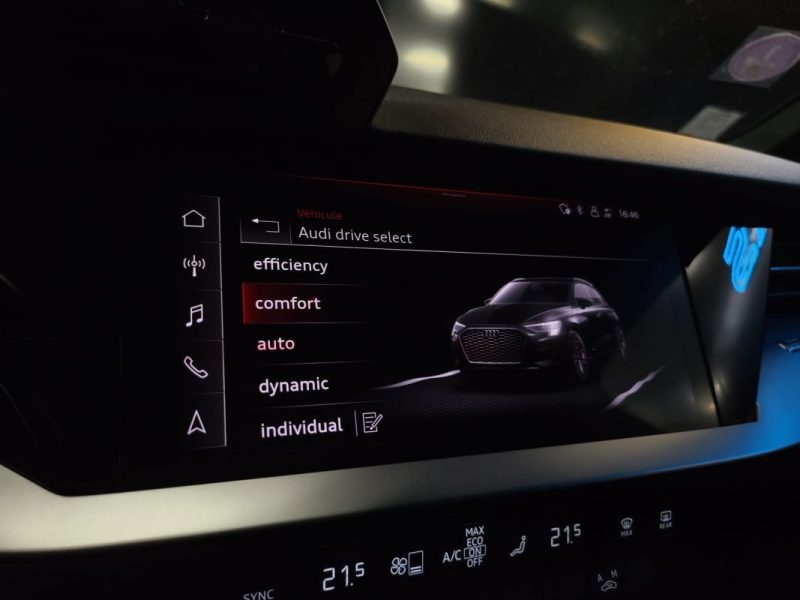 AUDI A3 SPORTBACK 40 TFSIe 204ch / CAMERA DE RECUL / CARPLAY / KEYLESS / MODES DE CONDUITES