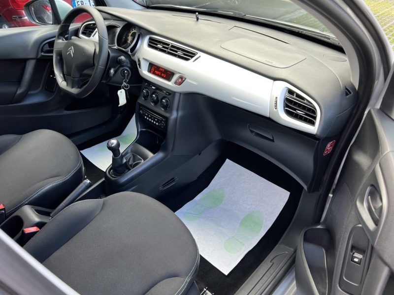 CITROEN C3 II 1.0 VTI 68 Cv 5 PORTES / CLIMATISATION 52 100 Kms CRIT AIR 1 - GARANTIE 1 AN