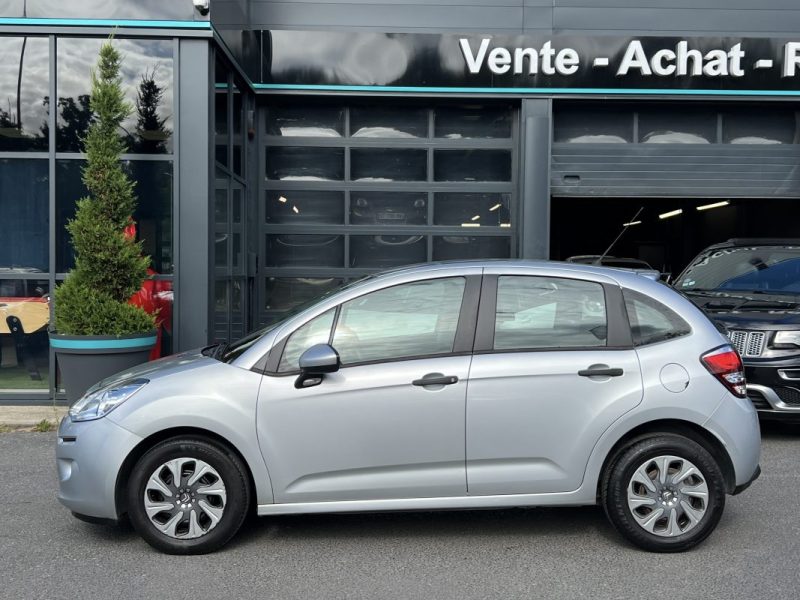 CITROEN C3 II 1.0 VTI 68 Cv 5 PORTES / CLIMATISATION 52 100 Kms CRIT AIR 1 - GARANTIE 1 AN