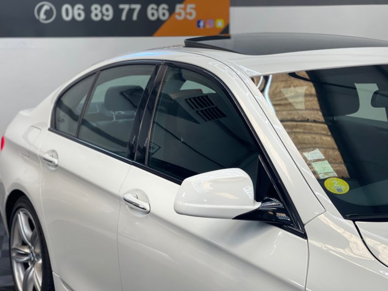 B.M.W. SERIE 5 F10 GARANTIE 12 MOIS 520D 184ch M SPORT FULL BVA8, HISTORIQUE COMPLET BMW, SUPER ETAT
