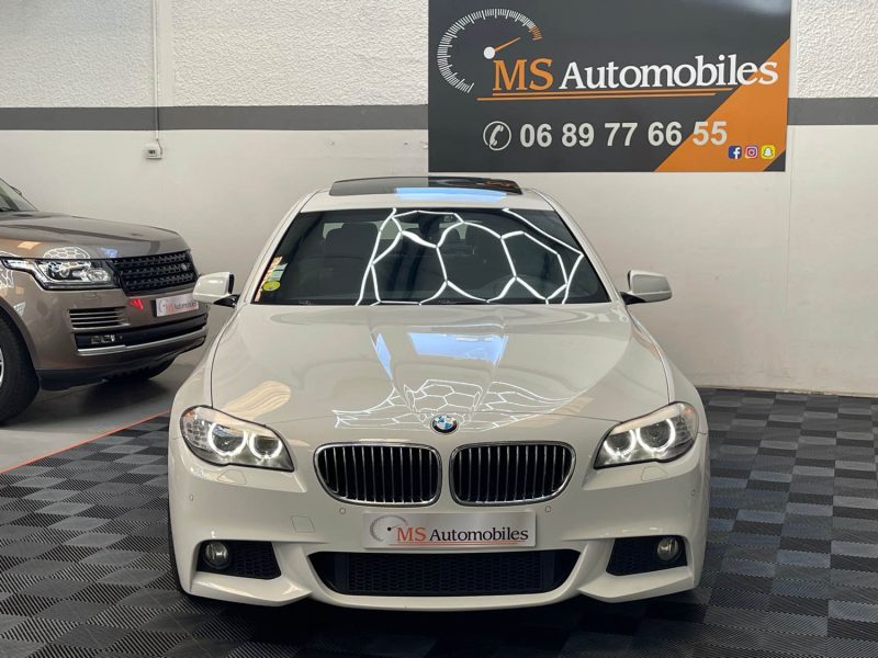 B.M.W. SERIE 5 F10 GARANTIE 12 MOIS 520D 184ch M SPORT FULL BVA8, HISTORIQUE COMPLET BMW, SUPER ETAT