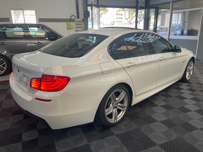 B.M.W. SERIE 5 F10 GARANTIE 12 MOIS 520D 184ch M SPORT FULL BVA8, HISTORIQUE COMPLET BMW, SUPER ETAT