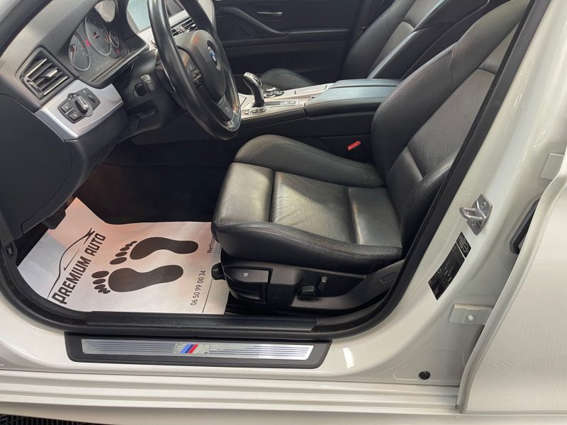 B.M.W. SERIE 5 F10 GARANTIE 12 MOIS 520D 184ch M SPORT FULL BVA8, HISTORIQUE COMPLET BMW, SUPER ETAT