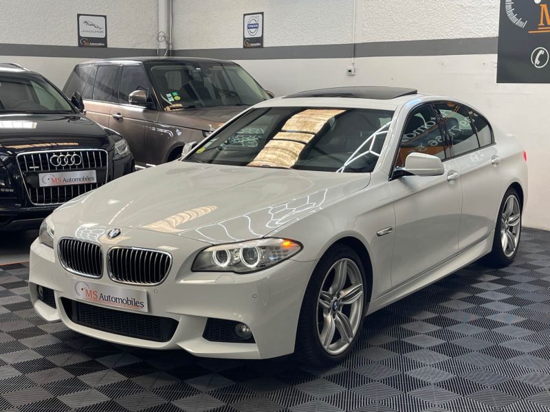 B.M.W. SERIE 5 F10 GARANTIE 12 MOIS 520D 184ch M SPORT FULL BVA8, HISTORIQUE COMPLET BMW, SUPER ETAT